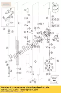 ktm 48600238S asklem r / s cpl. usd48 04 - Onderkant