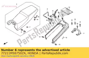 Honda 77211MS9750ZA koe * nh193p / type1 * - Onderkant