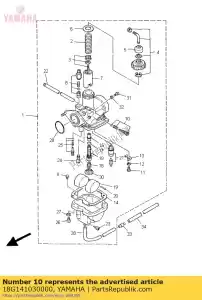 yamaha 18G141030000 throttle screw set - Bottom side