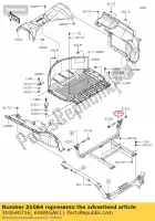 310640716, Kawasaki, 01 pipe-comp,rr carrier frame kawasaki krf1000 teryx krx 1000 , New