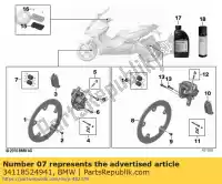 34118524941, BMW, repair set brake caliper bmw  600 650 2011 2012 2013 2014 2015 2016 2017 2018 2019, New