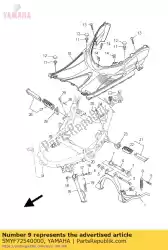 Ici, vous pouvez commander le crochet auprès de Yamaha , avec le numéro de pièce 5MYF72540000: