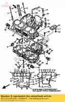 901161044200, Yamaha, tornillo, perno prisionero (36y) yamaha fj 1100, Nuevo