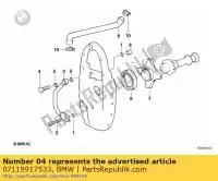 07119917533, BMW, hollow bolt (to 12/1997) bmw  1100 1995 1996 1997 1998 1999 2000 2001, New