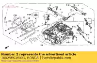 16029MCW003, Honda, conjunto de parafusos, pare honda vfr  a vfr800 vfr800a 800 , Novo