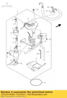 1512014G00, Suzuki, ensemble d'assiettes suzuki an 250 400 2005 2006, Nouveau