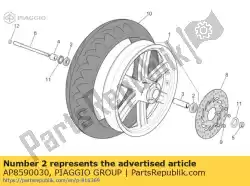 Aqui você pode pedir o rolamento 15x42x13 em Piaggio Group , com o número da peça AP8590030: