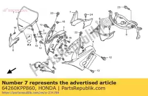 honda 64260KPP860 pokrywa, r. górna maska - Dół