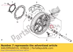Here you can order the collar, fr. Axle distance from Honda, with part number 44620MGSD10: