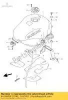 4410008F10Y4E, Suzuki, conjunto do tanque, combustível suzuki gsxr  gsx fu f gsx600f 600 , Novo