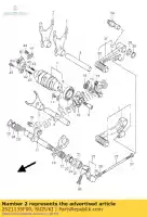 2521135F00, Suzuki, fourche, changement de vitesse suzuki dl gsx r sv tl 600 750 1000 1998 1999 2000 2001 2002 2003 2004 2005 2006 2007 2008 2009 2010, Nouveau