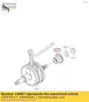 130970117, Kawasaki, gear-primary spur,20t kx250xaf kawasaki  kx 250 2004 2005 2006 2007 2008 2009 2010 2011 2012 2013 2014 2015 2016 2017 2018 2019 2020, New