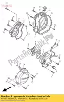 4YR153160000, Yamaha, amortiguador, soporte del motor 1 yamaha fzs fzssp 600, Nuevo