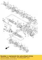 2412122D01, Suzuki, wa?, licznik suzuki rgv 250 1991 1992 1993 1994, Nowy