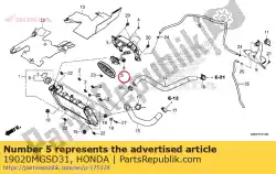 Qui puoi ordinare ventola comp., raffreddamento (t. Rad) da Honda , con numero parte 19020MGSD31: