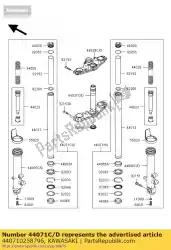 Qui puoi ordinare serranda-assy, ?? Forchetta, lh, p. Re da Kawasaki , con numero parte 440710258796: