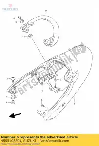 suzuki 4555103F00 wspornik, rr grzebie? - Dół