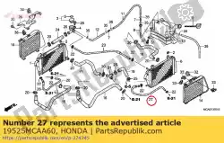 Here you can order the hose, l. Drain from Honda, with part number 19525MCAA60: