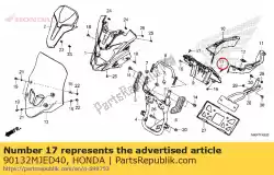 schroefpan 5x14 van Honda, met onderdeel nummer 90132MJED40, bestel je hier online: