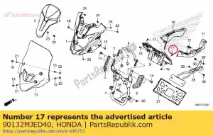 honda 90132MJED40 screw pan 5x14 - Bottom side