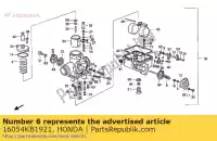 16054KB1921, Honda, geen beschrijving beschikbaar op dit moment honda f (j) portugal / kph nx 125 1988 1989, Nieuw