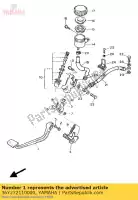 36Y272110000, Yamaha, pédale, frein yamaha fj 1100 1200, Nouveau