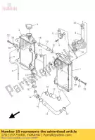 17D125775000, Yamaha, tuyau 2 yamaha yz 250 2010 2011 2012 2013, Nouveau