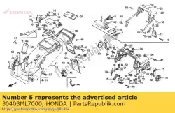 Qui puoi ordinare cuscino, una scintilla da Honda , con numero parte 30403ML7000: