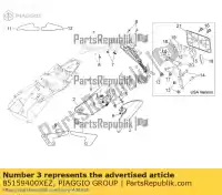 85159400XEZ, Piaggio Group, pokrywa aprilia shiver zd4rag00 750 2010 2011 2012 2013 2014 2015 2016, Nowy