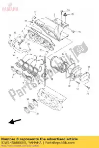 yamaha 5JW145680000 joint - Bottom side