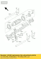 131401290, Kawasaki, changement de fourche, entrée zx1200-a1 kawasaki zx 1200 2000 2001 2002 2003 2004 2005 2006, Nouveau