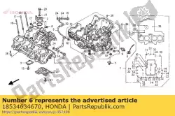 Aquí puede pedir clip, manguera de aire, 16 mm de Honda , con el número de pieza 18534634670: