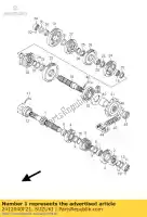 2412040F21, Suzuki, eje, cntr suzuki gsx r 1000 2005 2006 2007 2008, Nuevo