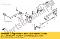 24710MR7000, Honda, Arm comp., gear change honda rvf 750 1994 1995 1996, New