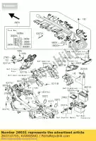 260310705, Kawasaki, harnais, principal ex650c9f kawasaki er-6f 650 2009 2010 2011, Nouveau