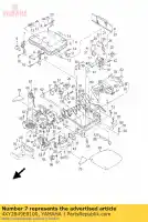 4XY2849E0100, Yamaha, cerniera 4 yamaha xvz xvztf 1300 1999 2000 2001, Nuovo