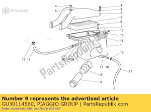 Piaggio Group GU30114560 hand cone-type - Bottom side