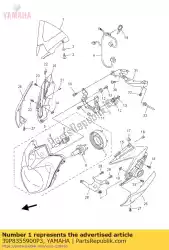 Ici, vous pouvez commander le couverture, mètre auprès de Yamaha , avec le numéro de pièce 39P8355900P3: