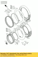 317H0800, Kawasaki, nut-hex-small,8mm kawasaki vn15  c se b a vn vulcan classic 15se 1500se 15 1500 , New