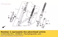 51401GEL701, Honda, nessuna descrizione disponibile al momento honda xr 50 2003, Nuovo