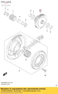 Suzuki 1260029F00 limiter, s.i.g. - Lado inferior