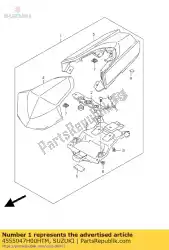 Tutaj możesz zamówić box comp, siedzenie t od Suzuki , z numerem części 4555047H00HTM: