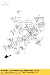 Ici, vous pouvez commander le corps, garde-boue, r auprès de Suzuki , avec le numéro de pièce 6311240B01291: