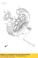 5473113G00, Suzuki, przek?adka, piasta fr b suzuki rv 125 200 2003 2004 2005 2006 2007 2008 2009 2010 2015 2016, Nowy