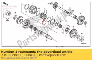 Honda 23433HN8000 cuello, palanca de cambios final - Lado inferior