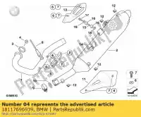 18117696939, BMW, hex nut wiht flange - m8              bmw  650 2006 2007 2008, New