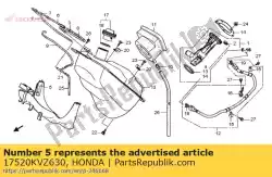 Qui puoi ordinare nessuna descrizione disponibile al momento da Honda , con numero parte 17520KVZ630: