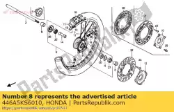 geen beschrijving beschikbaar op dit moment van Honda, met onderdeel nummer 446A5KS6010, bestel je hier online: