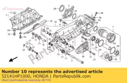 Aqui você pode pedir o colarinho, pivô do braço oscilante em Honda , com o número da peça 52141HP1000: