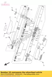 Qui puoi ordinare gruppo forcella anteriore (dx) da Yamaha , con numero parte 2GC231030000: